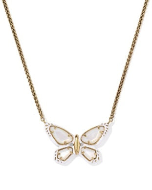 Dolly Parton Enamel Butterfly Short Pendant Necklace