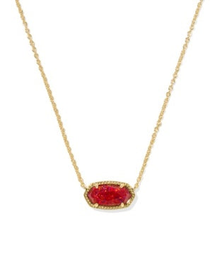 Elisa Pendant Necklace in Gold
