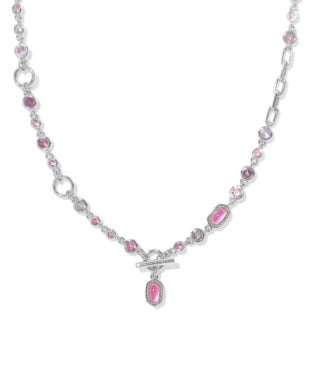 Mini Elisa and Abbie Silver Strand Necklace