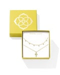 Amelia Gold Cross Necklace Gift Set