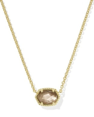 Daphne Frame Gold Pendant Necklace
