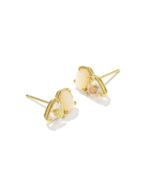 Tatum Stud Earrings in Gold