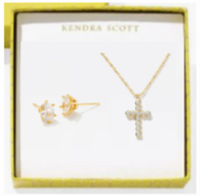 Cross Crystal & Cailin Crystal Gift Set