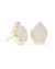 Tessa Stud Earrings in Gold