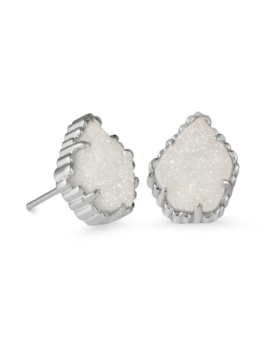 Tessa Stud Earrings in Silver