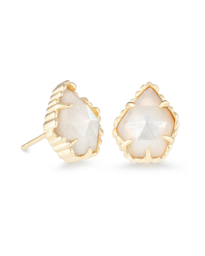 Tessa Stud Earrings in Gold