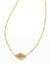Abbie Pendant Necklace in Gold Filigree