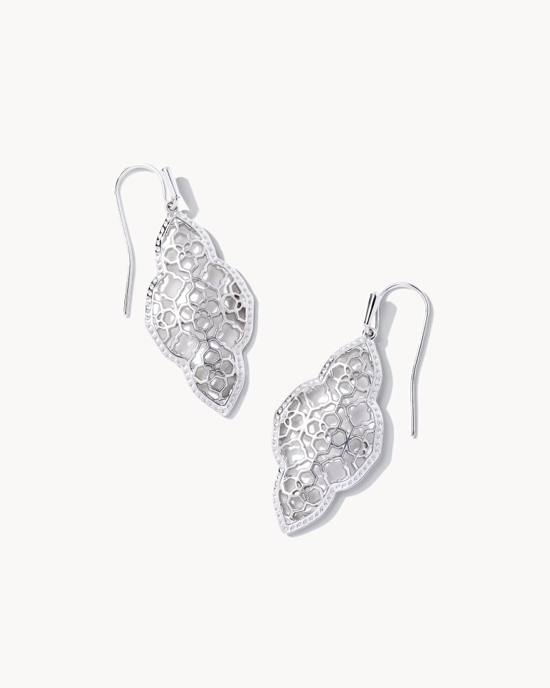 Abbie Drop Earrings In Silver