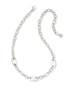 Ashlyn Silver Mixed Chain Necklace