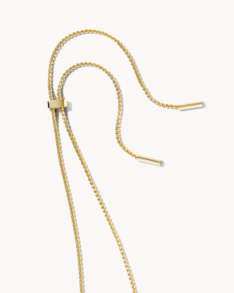 Davis Gold Long Pendant Necklace