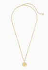 Dira Coin Pendance Necklace in Gold