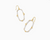 Essie Gold Open Frame Earrings