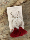 Pearls & Ponies Tassel Earrings