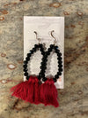 Pearls & Ponies Tassel Earrings