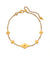 Abbie Delicate Chain Bracelet in Vintage Gold