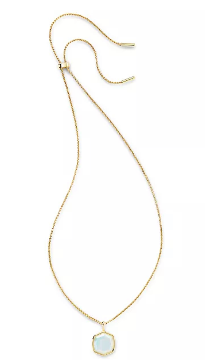 Davis Gold Long Pendant Necklace
