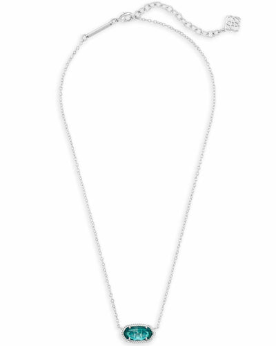 Elisa Pendant Necklace in Silver