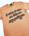Thin as My Patience LHTX Tee in Heather Orange
