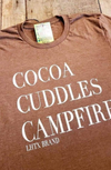 Cocoa Cuddles LHTX Tee in Heather Brown