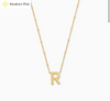 Letter Pendant Necklace in Gold