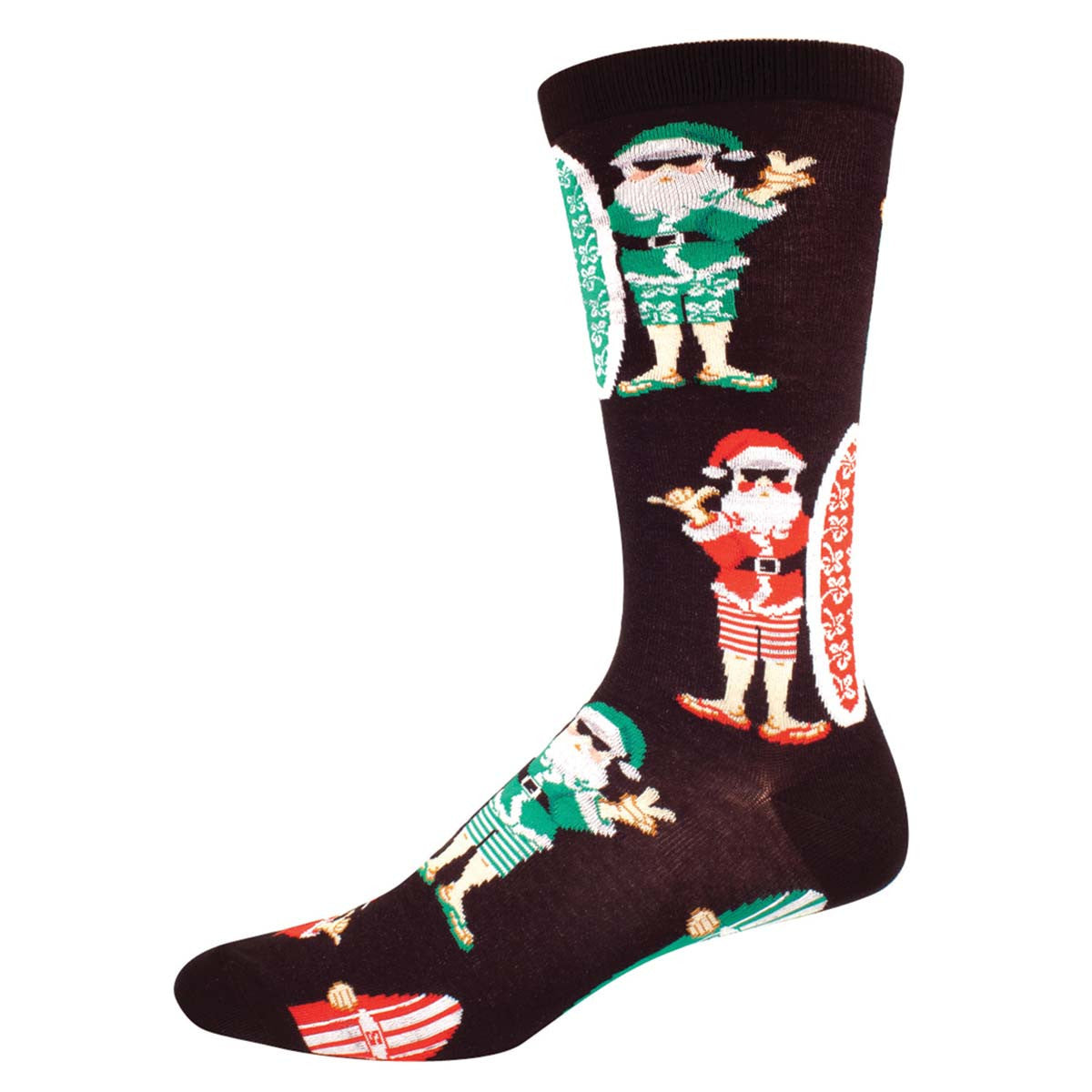 Socksmith Men's Socks-Surf Santa