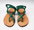 Green Strap Sandal