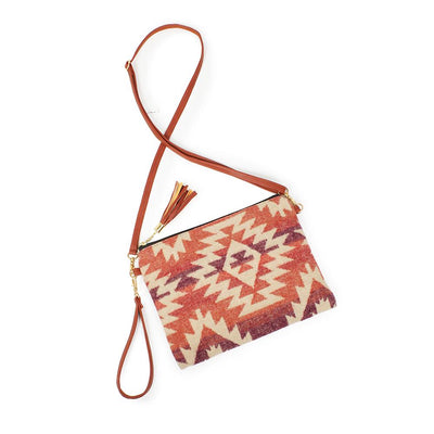 Western Print Crossbody Bag