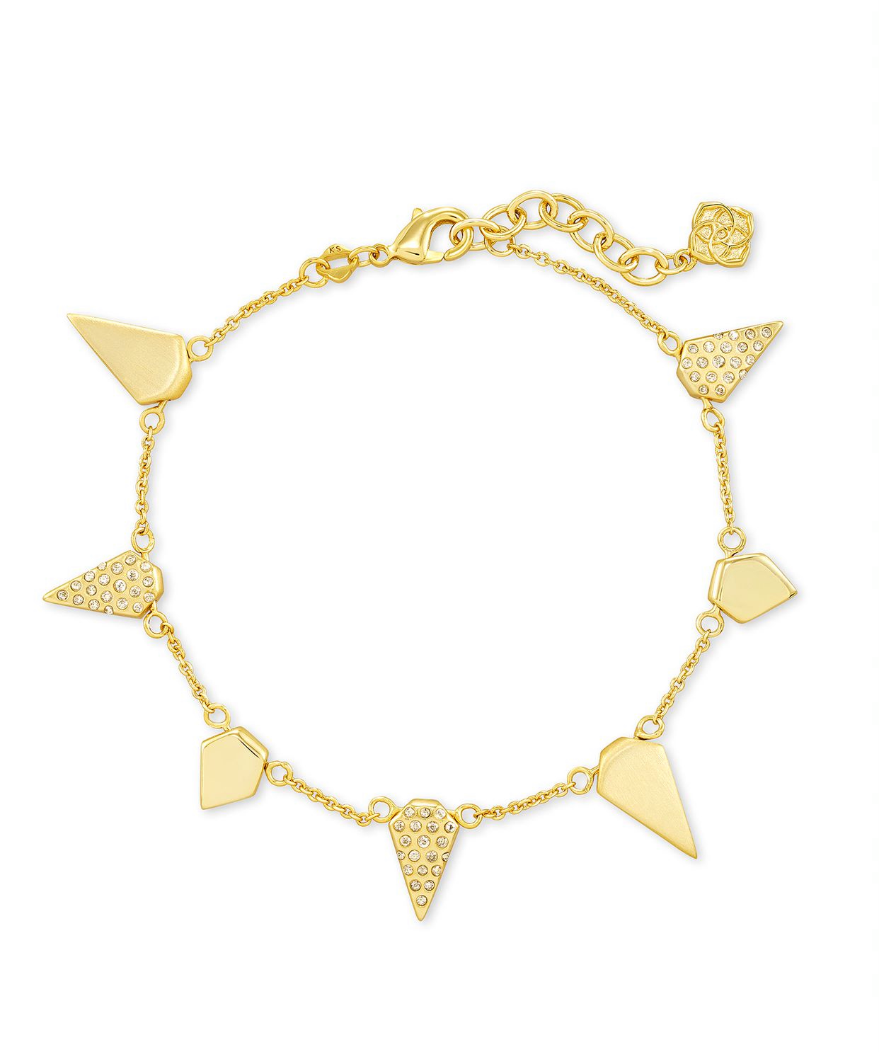 Demi Link Bracelet in Gold Metal