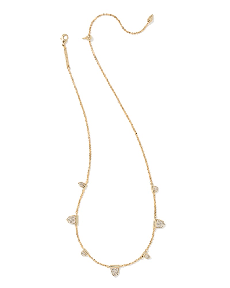 Adeline Strand Necklace in Gold Metal