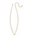 Brooke Multi Strand Necklace in Rose Gold