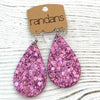 Randan's Mauve/Pink Frameless Dangle Earring