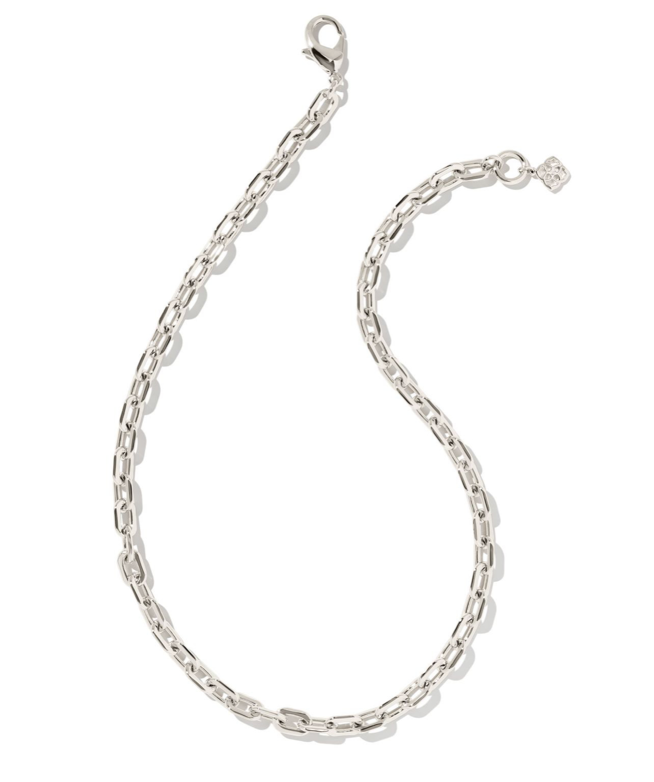 Korinne Chain Necklace in Silver