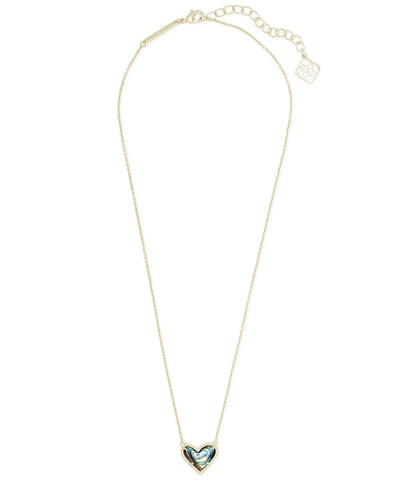 Ari Heart Short Necklace in Gold