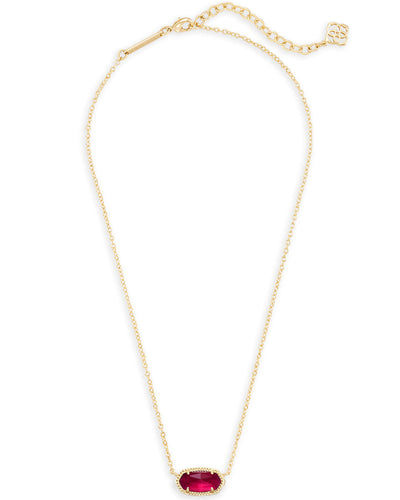 Elisa Pendant Necklace in Gold