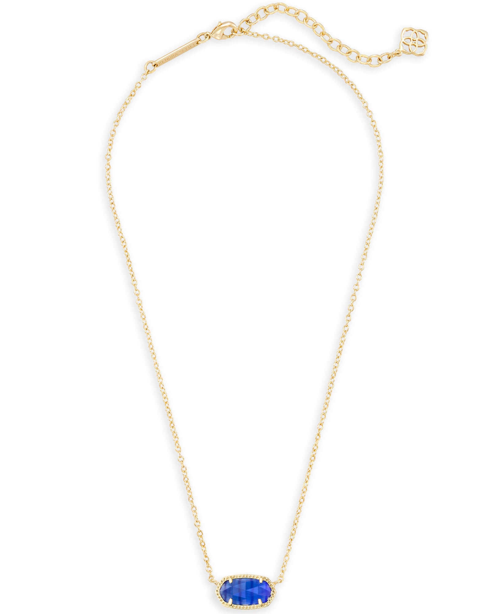Elisa Gold Pendant Necklace in Azalea Illusion
