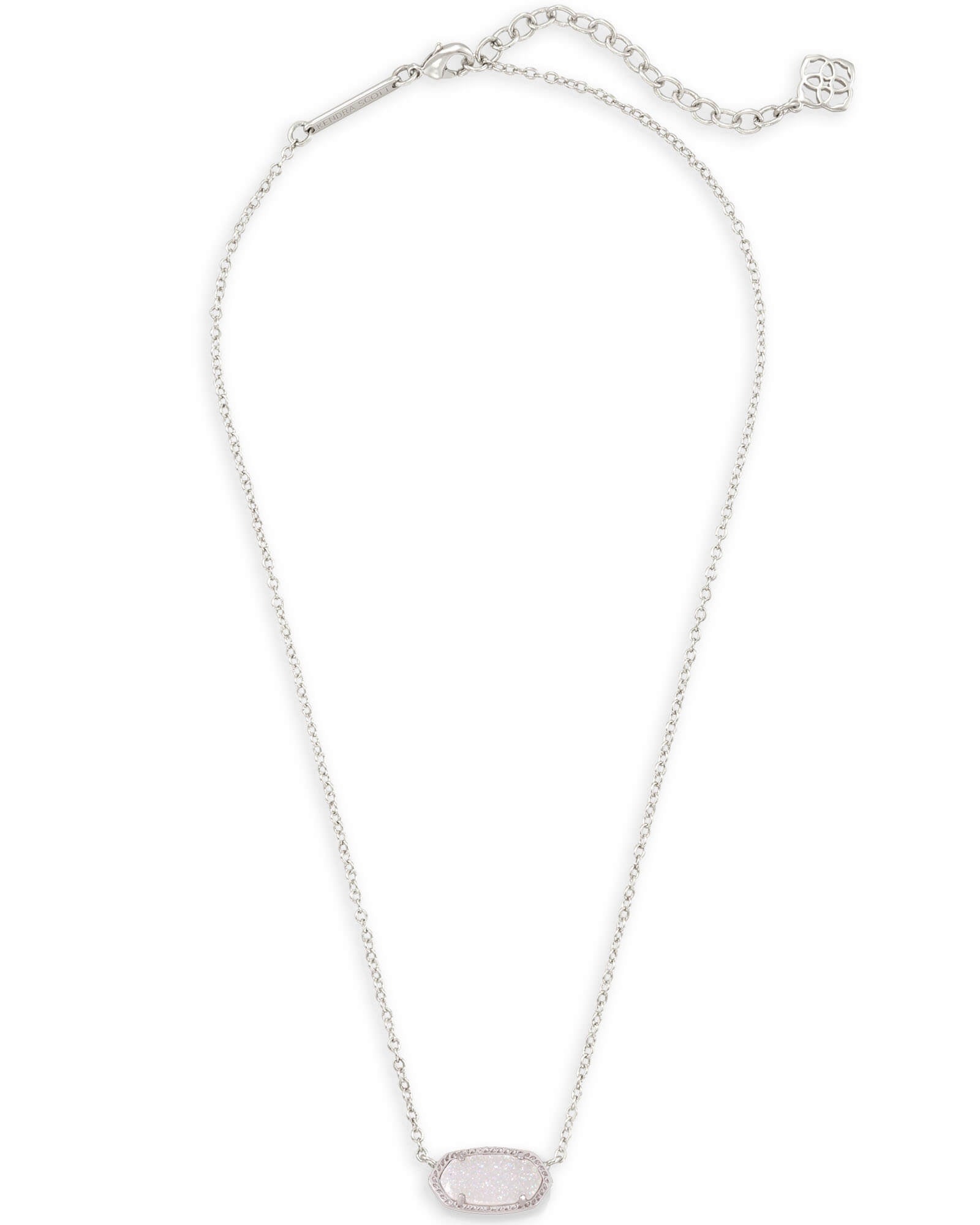 Elisa Pendant Necklace in Silver