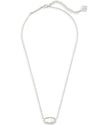Elisa Pendant Necklace in Silver