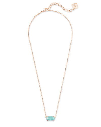 Ever Pendant Necklace in Rose Gold