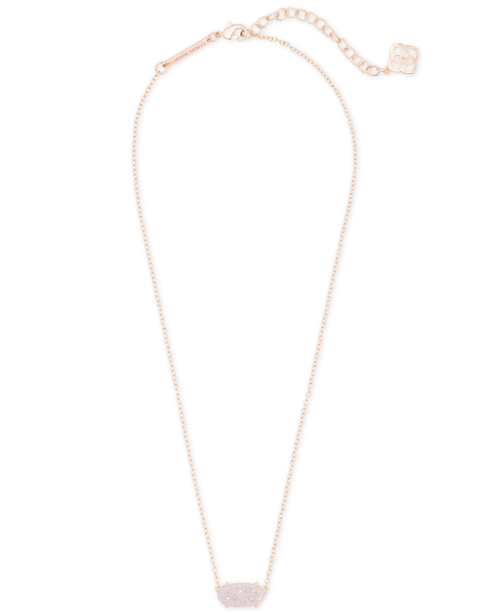 Ever Pendant Necklace in Rose Gold