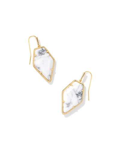 Framed Tessa Gold Drop Earrings