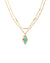 Framed Tessa Convertible Gold Multi Strand Necklace