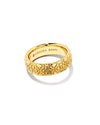 Harper Band Ring in Gold Metal