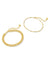 Lonnie Set of 2 Chain Bracelets in Gold