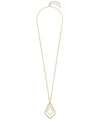 Simon Long Necklace in Gold Metal