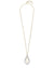 Simon Long Necklace in Rhodium Gold Mix