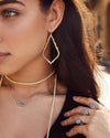 Sophee Drop Earrings In Rose Gold