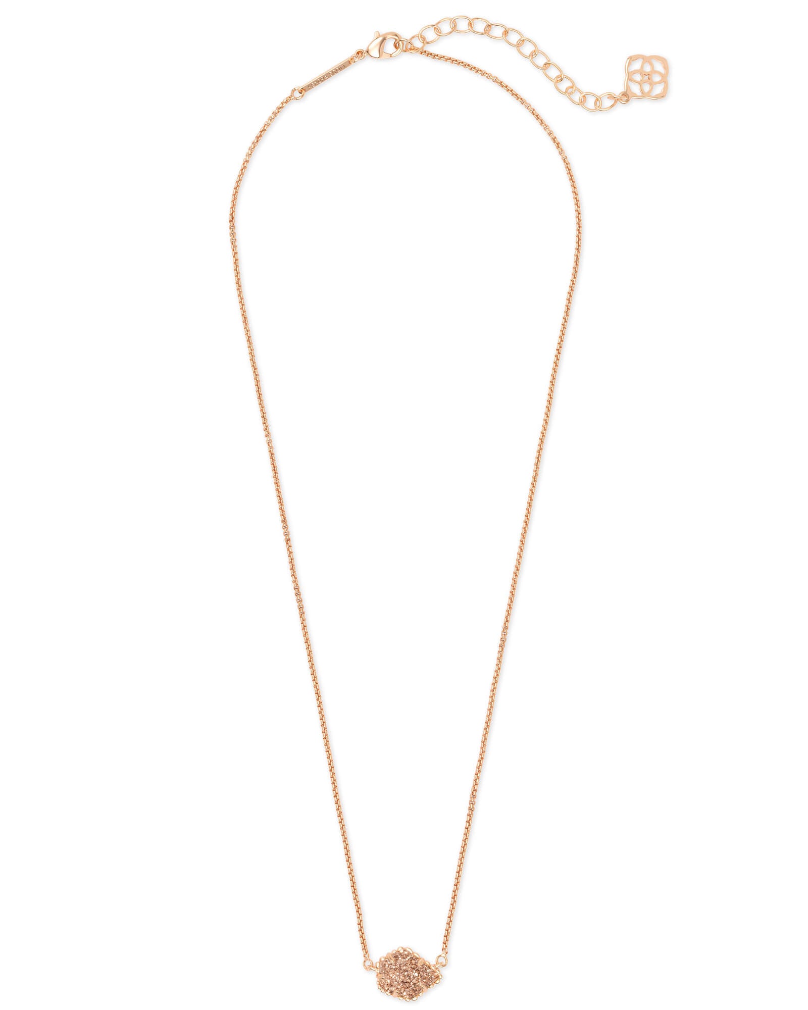 Tess Rose Gold Pendant Necklace