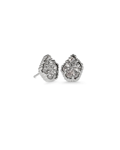 Tessa Stud Earrings in Silver