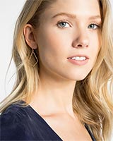 Sophia Drop Earrings In Rose Gold